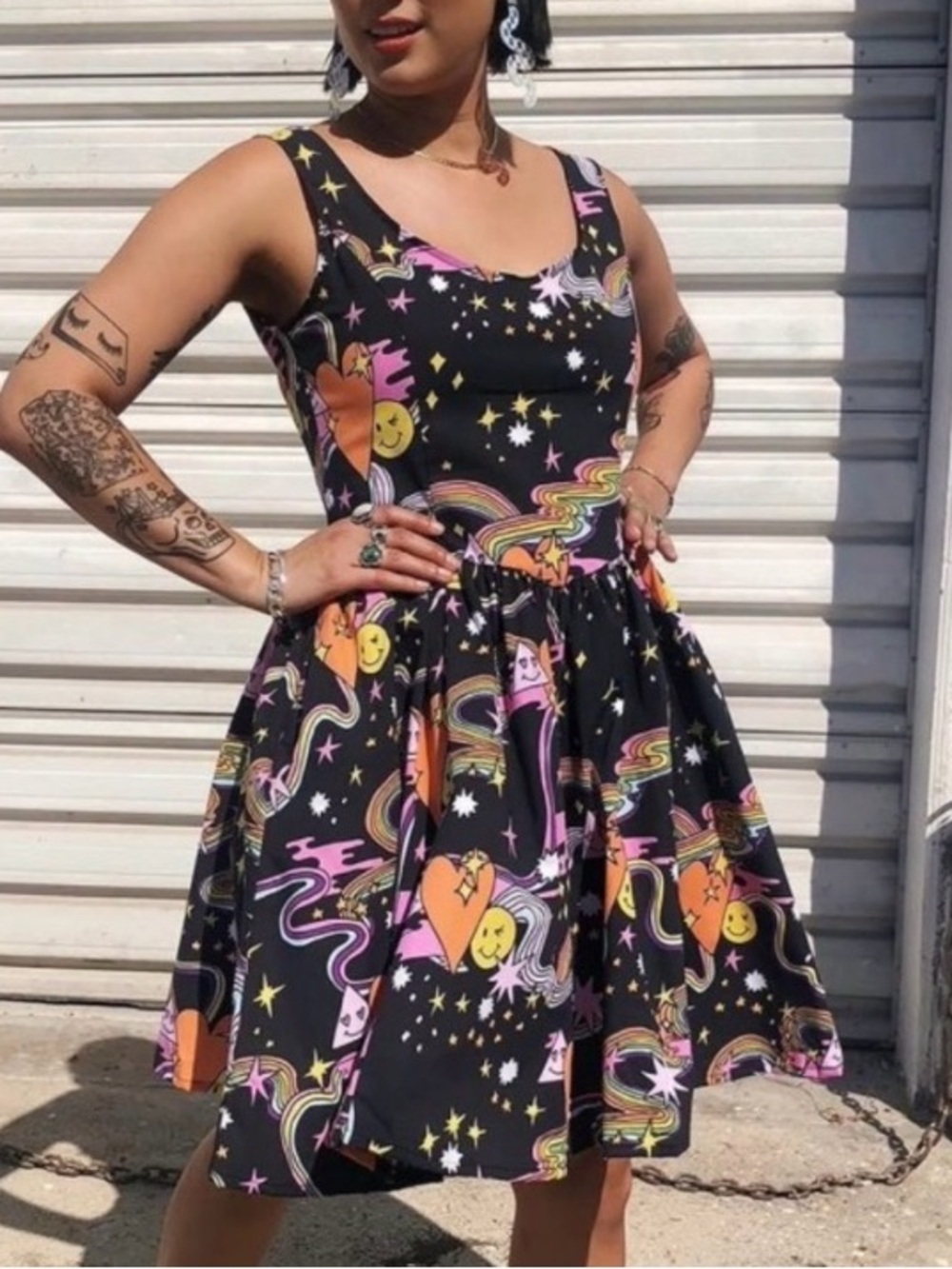 NWT Nooworks Misty rainbow dress.